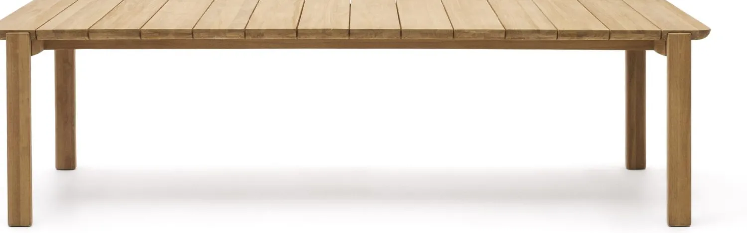 Tuintafels|Houten Eettafels-Kave Home Icaro Tuintafel Naturel