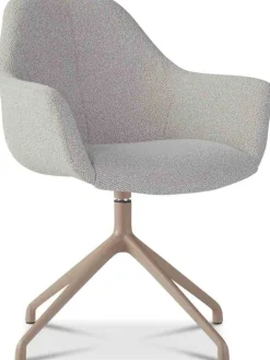 Eetkamerstoelen Met Armleuning-Eijerkamp Collectie Ids Eetkamerstoel Nude, Sand