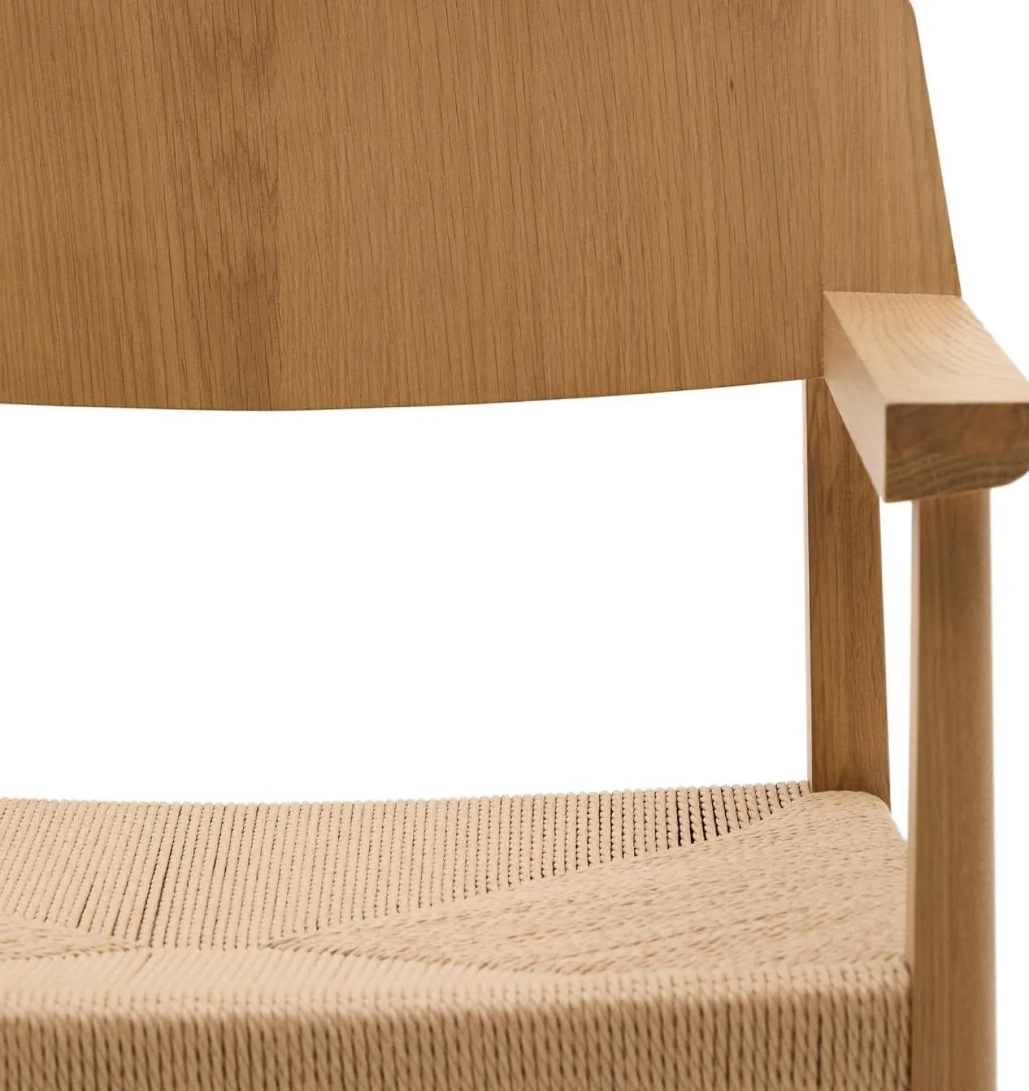 Eetkamerstoelen Met Armleuning-Kave Home Idun Eetkamerstoel Naturel