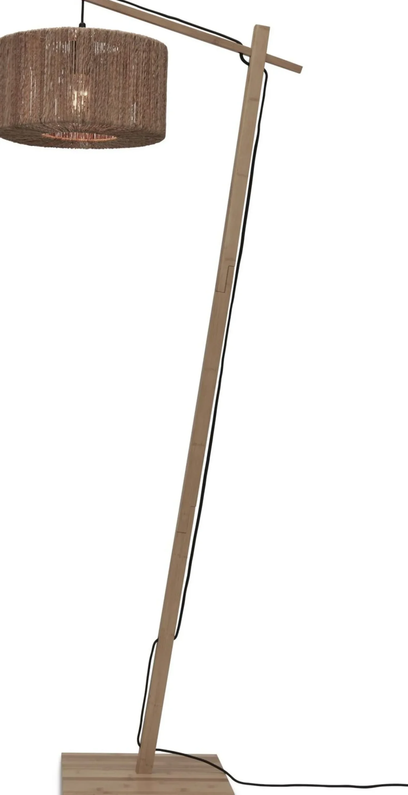 Vloerlampen|Vloerlampen-Good&Mojo Iguazu 1 Arm Vloerlamp Natural, Black