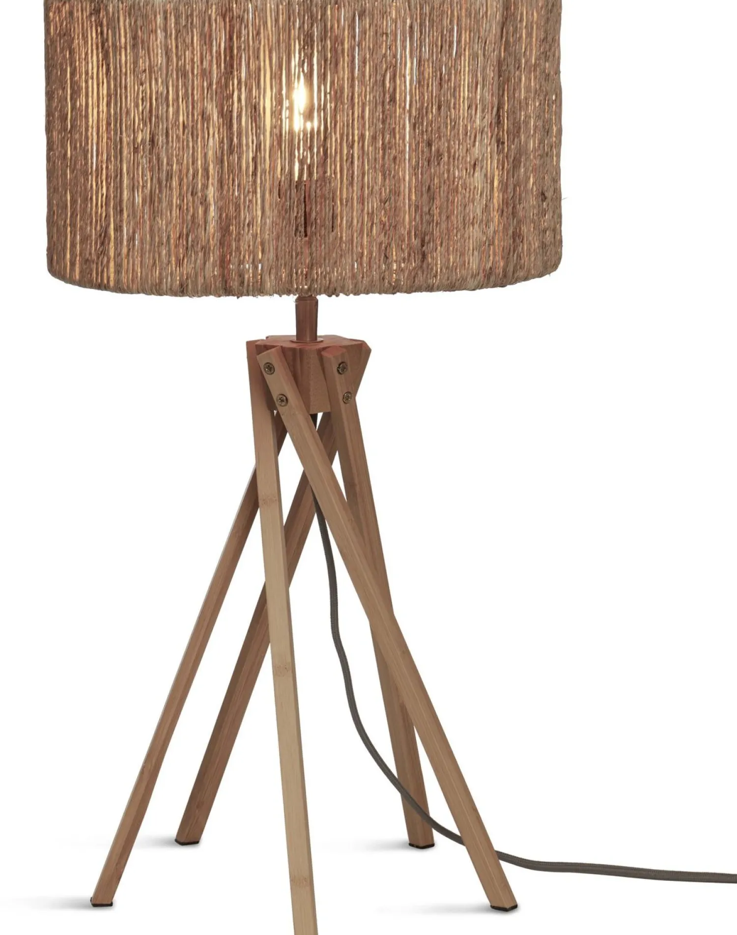 Tafellampen|Tafellampen-Good&Mojo Iguazu 5 legs Tafellamp Natural, Black