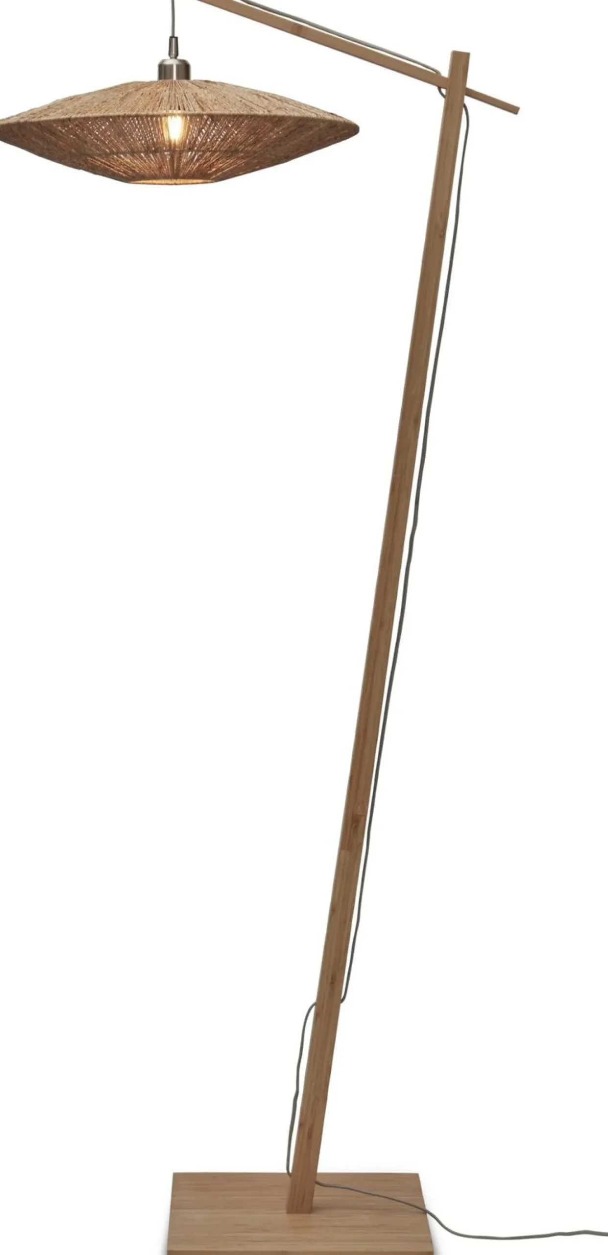 Vloerlampen|Vloerlampen-Good&Mojo Iguazu L Vloerlamp Natural, Grey
