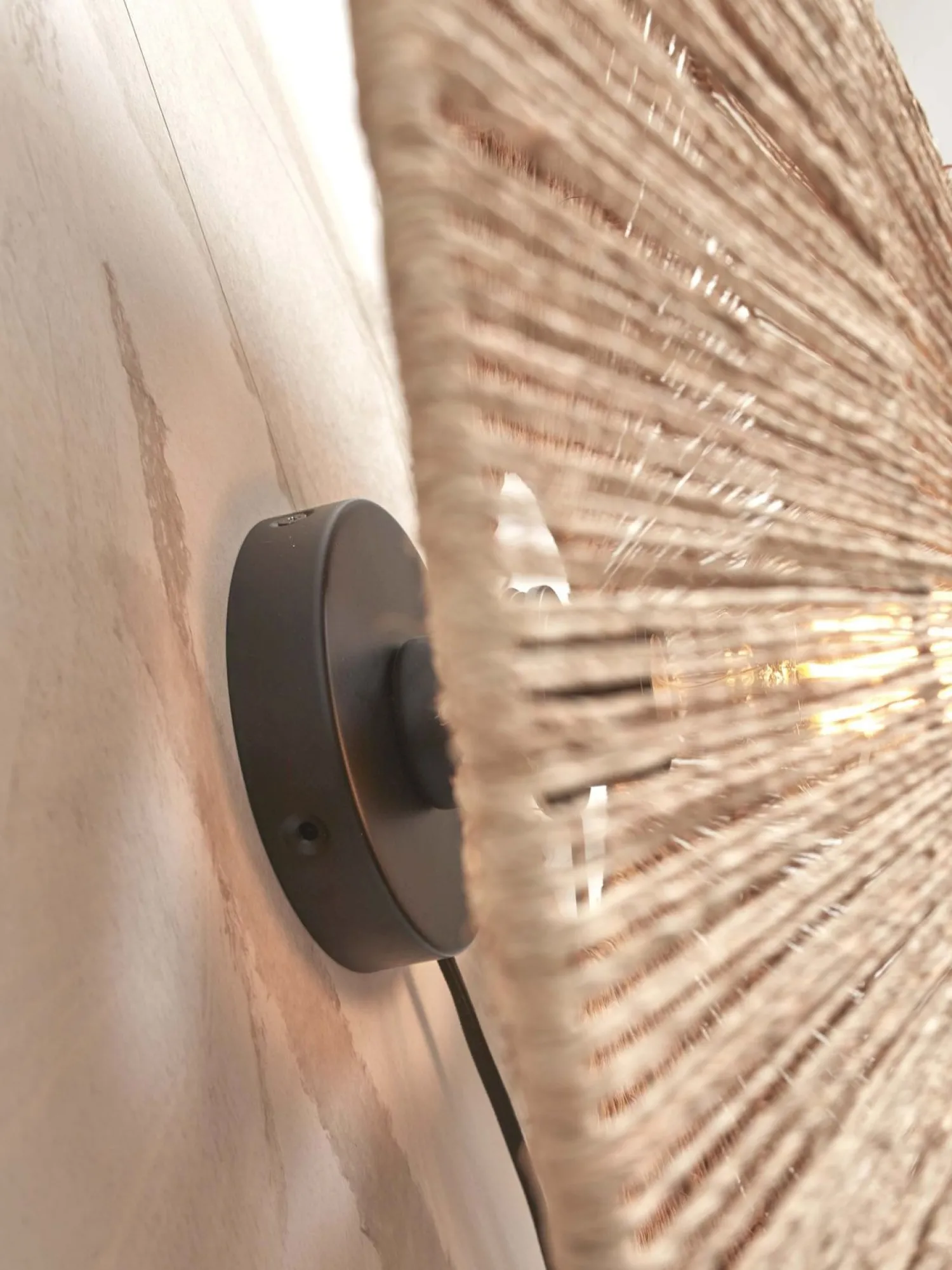 Wandlampen|Wandlampen-Good&Mojo Iguazu L Wandlamp Natural