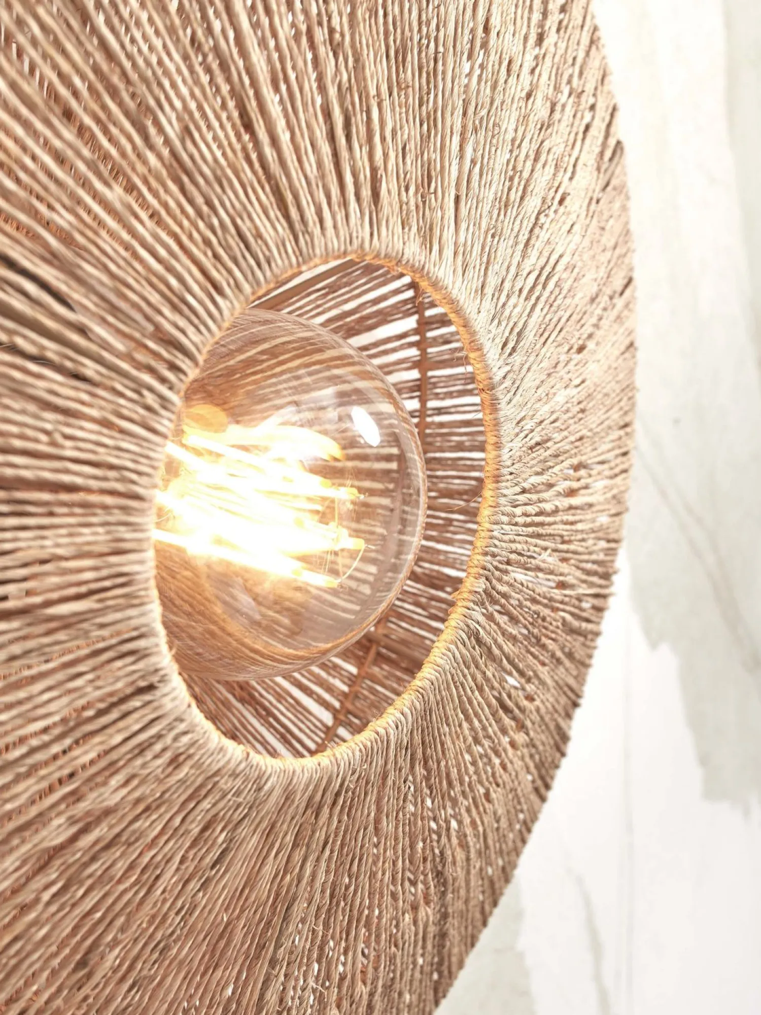 Wandlampen|Wandlampen-Good&Mojo Iguazu L Wandlamp Natural