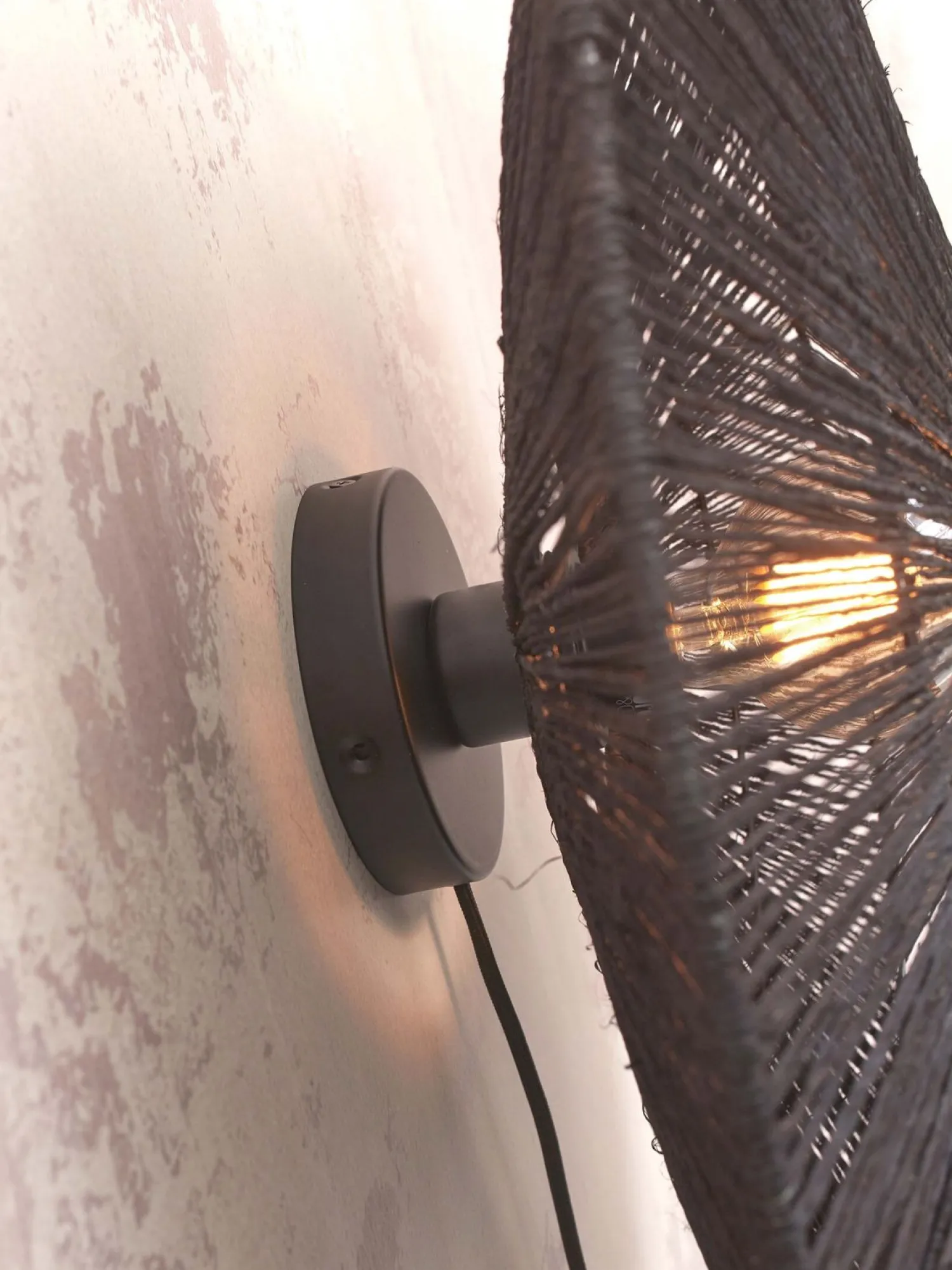 Wandlampen|Wandlampen-Good&Mojo Iguazu S Wandlamp Black