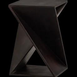 Houten Bijzettafels-WOOOD Ikem Bijzettafel Dark Brown