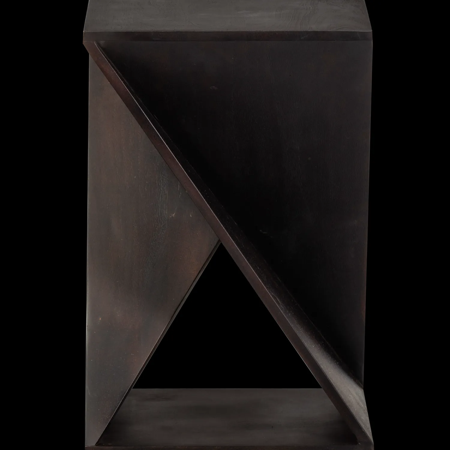 Houten Bijzettafels-WOOOD Ikem Bijzettafel Dark Brown