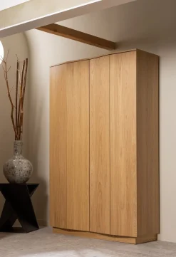 Houten Bijzettafels-WOOOD Ikem Bijzettafel Dark Brown