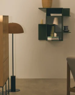 Vakkenkasten|Vakkenkasten-Kave Home Ina Vakkenkast Groen