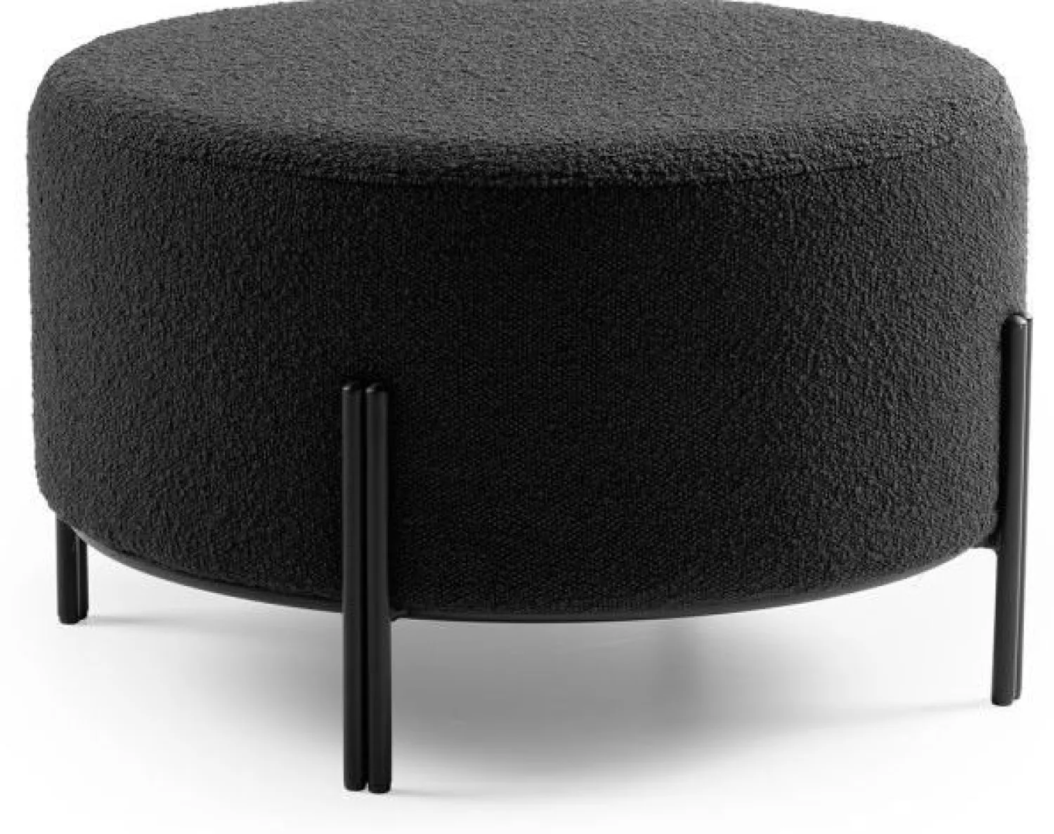 Poefjes & Krukjes-Feelings Wonen Iris Poef Black