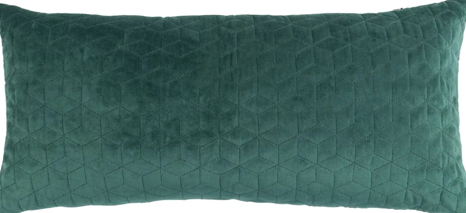 Sierkussens & Plaids-Zuiver Iris Sierkussen Dark Green
