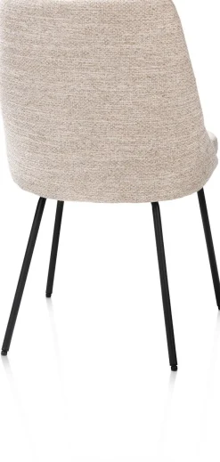Eetkamerstoelen Zonder Armleuning-Henders en Hazel Isaac Bellini Eetkamerstoel Creme