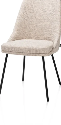Eetkamerstoelen Zonder Armleuning-Henders en Hazel Isaac Bellini Eetkamerstoel Creme