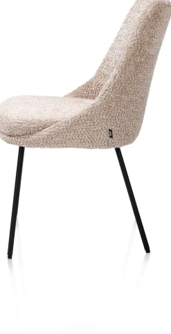 Eetkamerstoelen Zonder Armleuning-Henders en Hazel Isaac Derby Eetkamerstoel Beige
