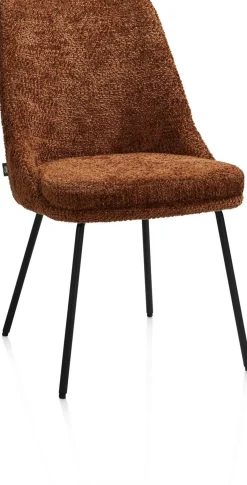 Eetkamerstoelen Zonder Armleuning-Henders en Hazel Isaac Derby Eetkamerstoel Koper