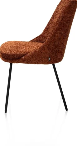 Eetkamerstoelen Zonder Armleuning-Henders en Hazel Isaac Derby Eetkamerstoel Koper