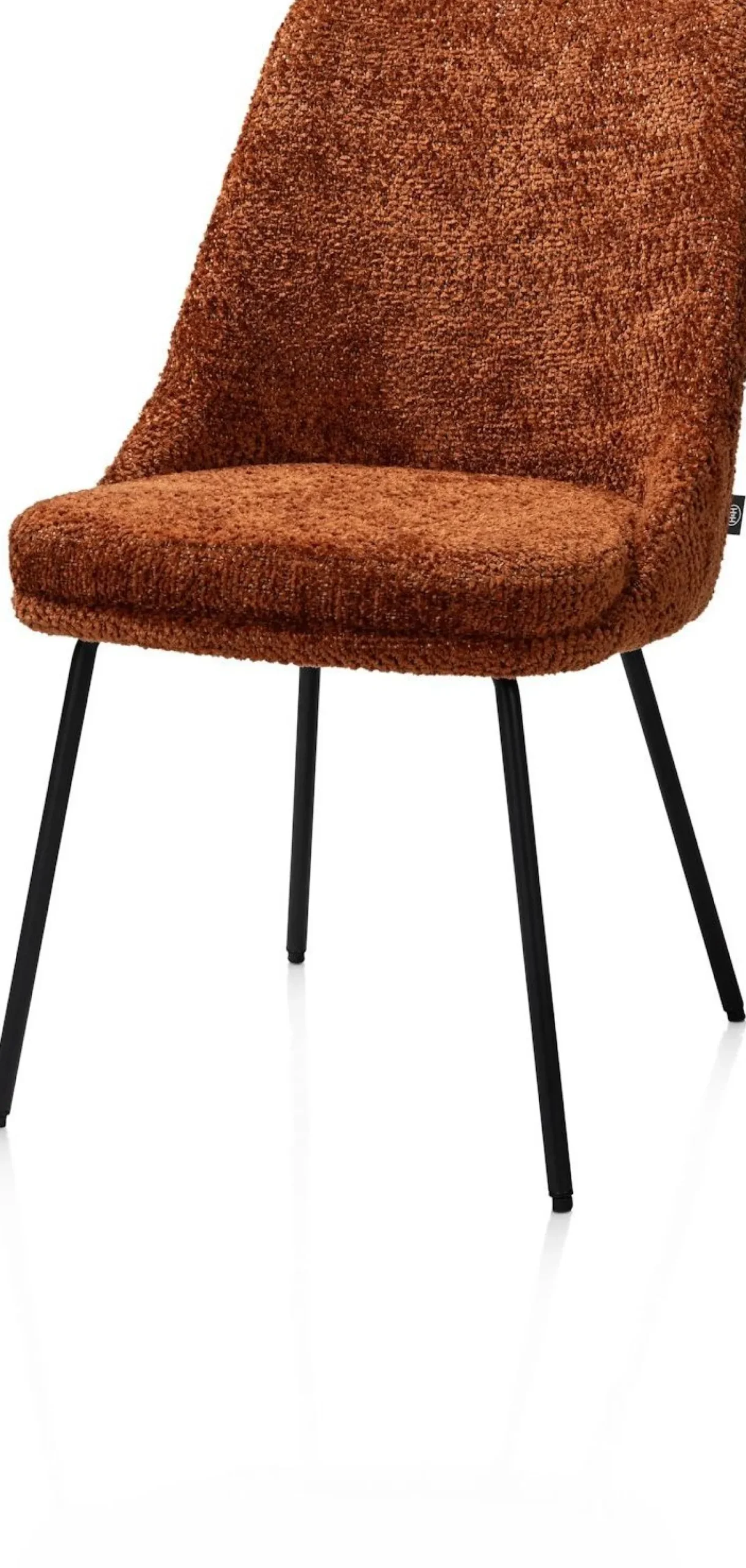 Eetkamerstoelen Zonder Armleuning-Henders en Hazel Isaac Derby Eetkamerstoel Koper