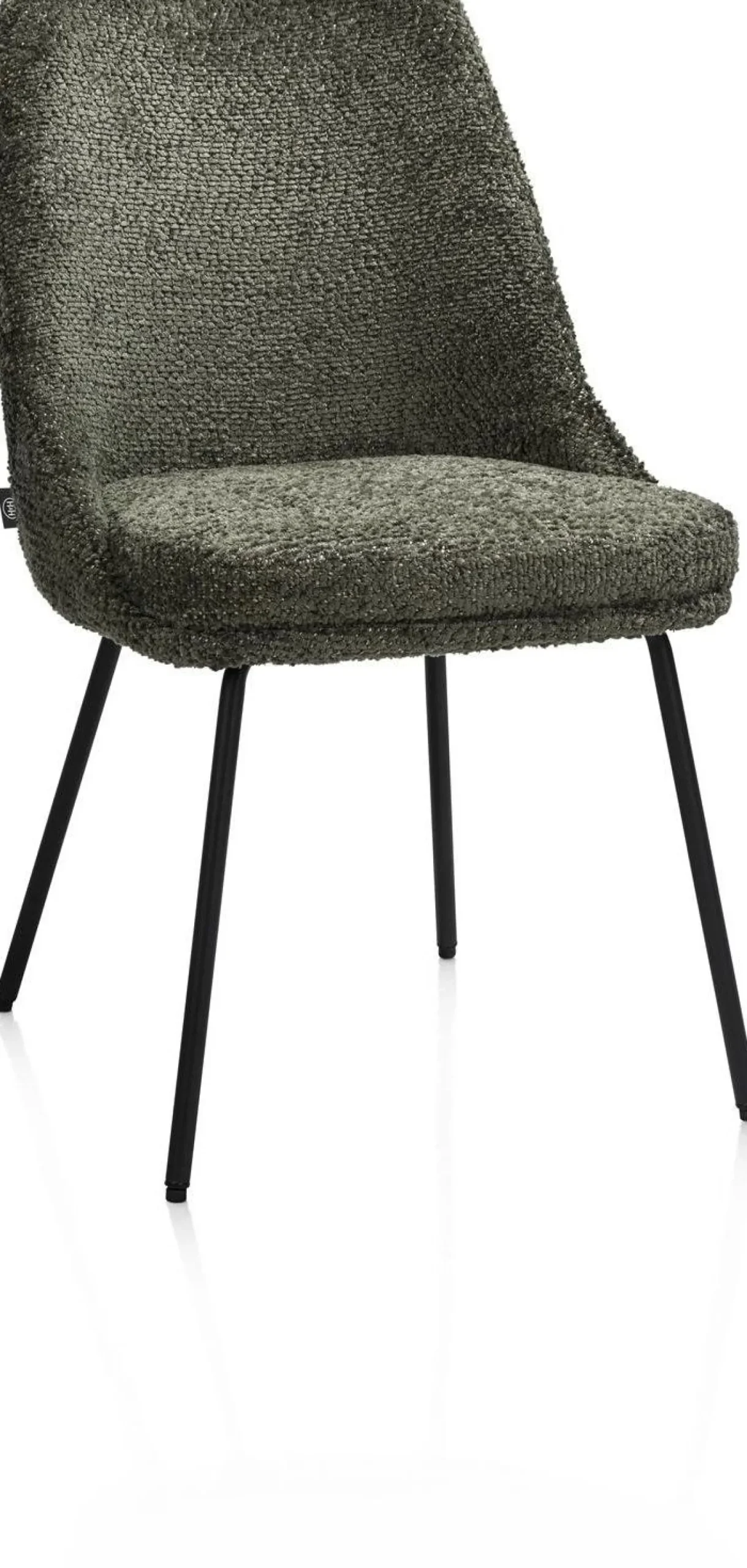 Eetkamerstoelen Zonder Armleuning-Henders en Hazel Isaac Derby Eetkamerstoel Donkergroen