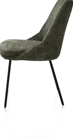 Eetkamerstoelen Zonder Armleuning-Henders en Hazel Isaac Derby Eetkamerstoel Donkergroen