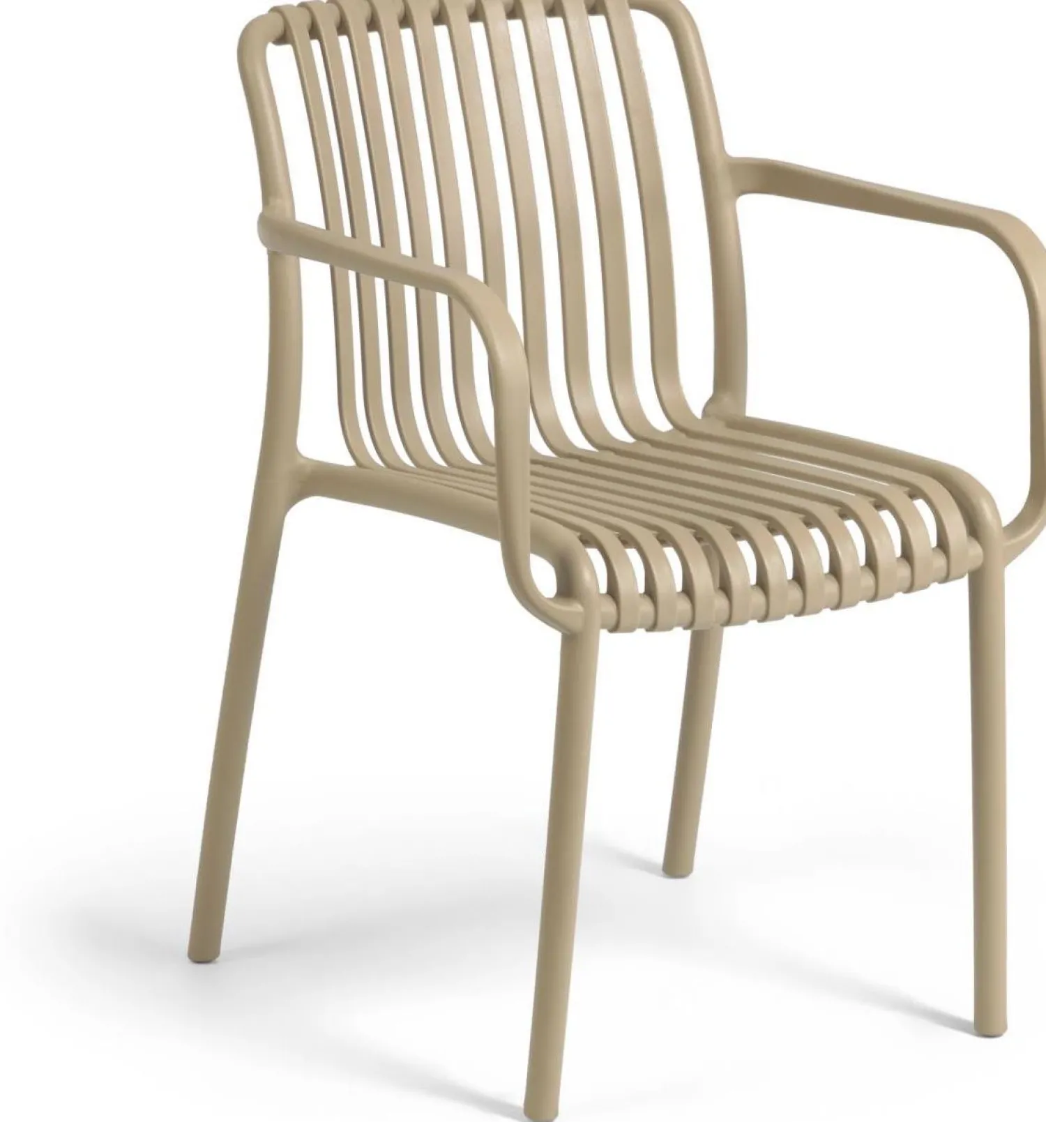Tuinstoelen-Kave Home Isabellini Tuinstoel Beige