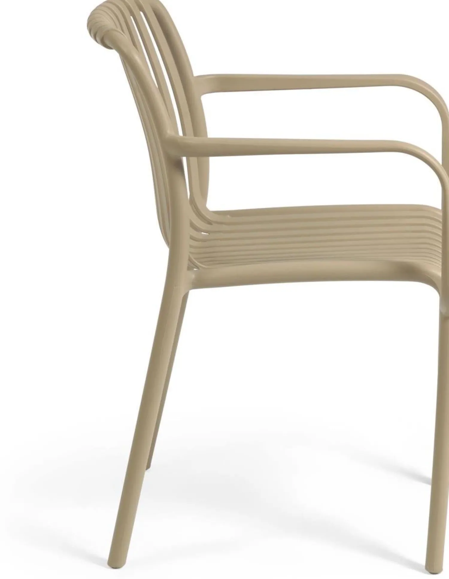 Tuinstoelen-Kave Home Isabellini Tuinstoel Beige