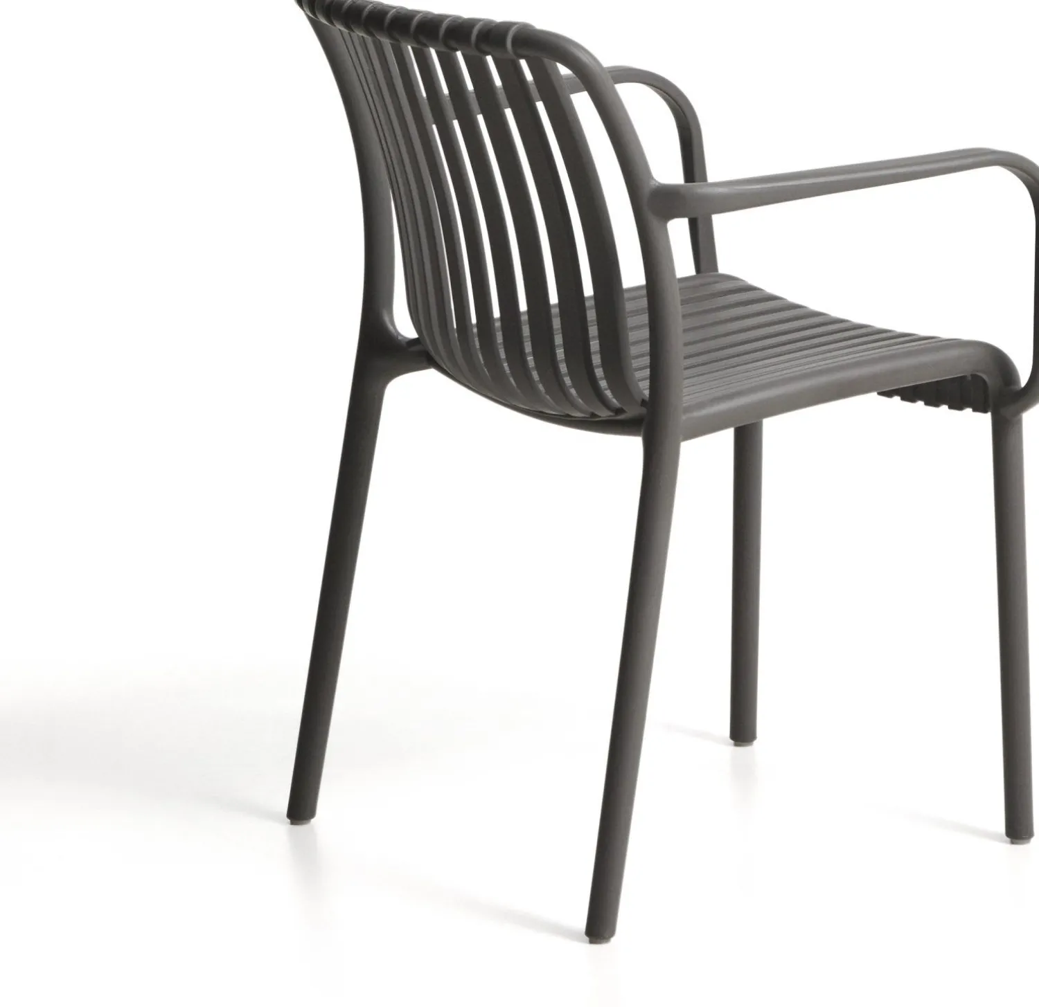 Tuinstoelen-Kave Home Isabellini Tuinstoel Antraciet
