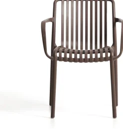 Tuinstoelen-Kave Home Isabellini Tuinstoel Bruin