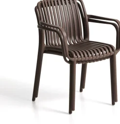 Tuinstoelen-Kave Home Isabellini Tuinstoel Bruin