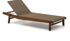 Tuinstoelen-Kave Home Itani Ligstoel Naturel