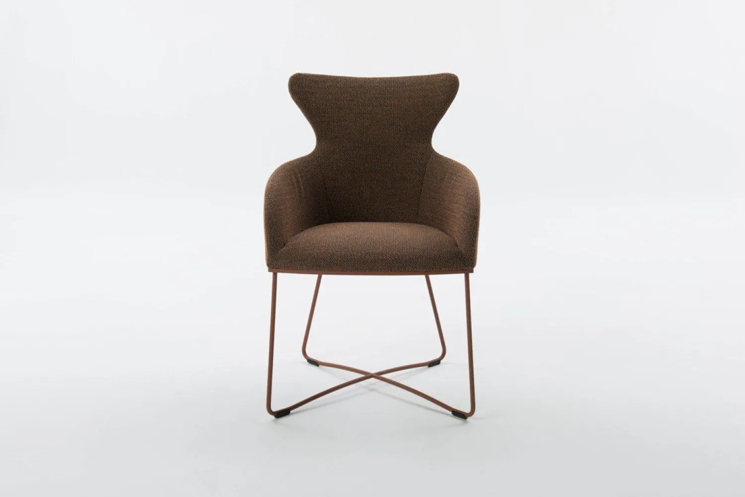 Design Stoelen|Draaibare Eetkamerstoelen-Bert Plantagie Iuno Armstoel Kurkuma