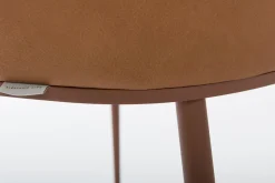 Design Stoelen|Draaibare Eetkamerstoelen-Bert Plantagie Iuno Eetkamerstoel Amaretto
