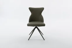 Design Stoelen|Draaibare Eetkamerstoelen-Bert Plantagie Iuno Eetkamerstoel Amaretto
