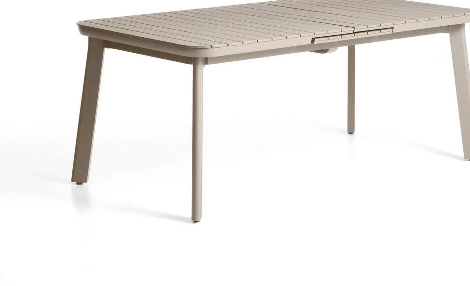 Tuintafels-Kave Home Izola Uitschuifbare Tuintafel Beige