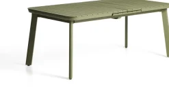 Tuintafels-Kave Home Izola Uitschuifbare Tuintafel Groen