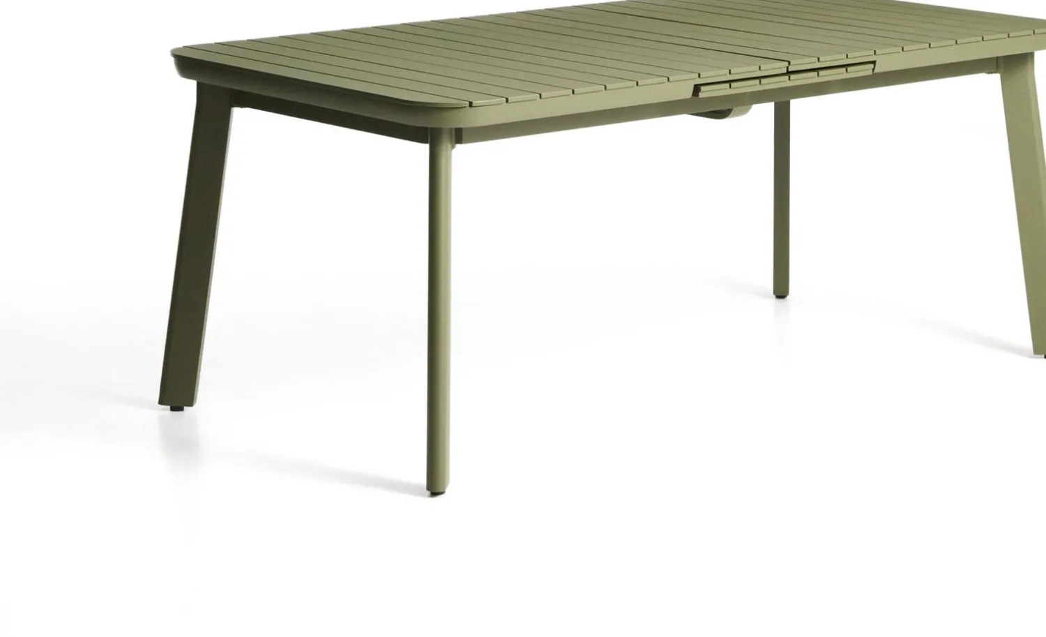 Tuintafels-Kave Home Izola Uitschuifbare Tuintafel Groen