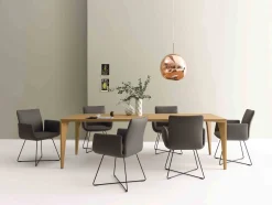 Design Stoelen-COR Jalis Eetkamerstoel Grijs