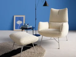 Leren Fauteuils|Design Fauteuils-COR Jalis Lounge Fauteuil Beige
