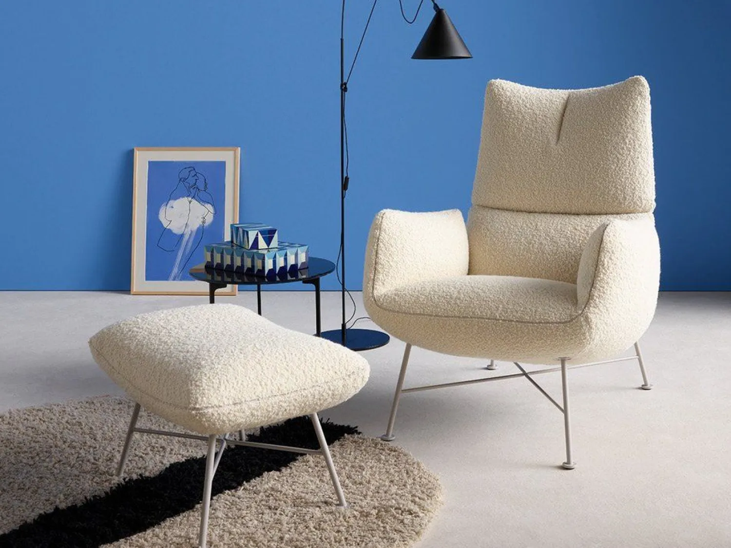 Leren Fauteuils|Design Fauteuils-COR Jalis Lounge Fauteuil Beige