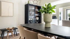 Vitrinekasten|Buffetkasten-WOOOD James Buffetkast Zwart