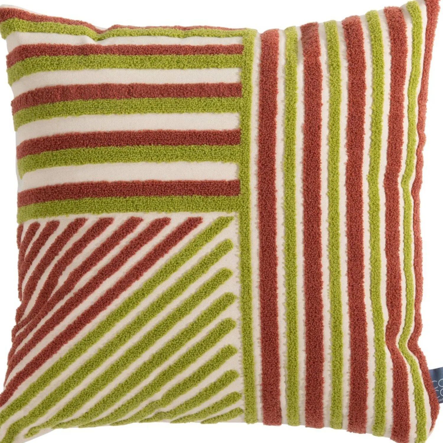 Sierkussens & Plaids-COCO maison Jamy Sierkussen Groen, Bruin, Multi