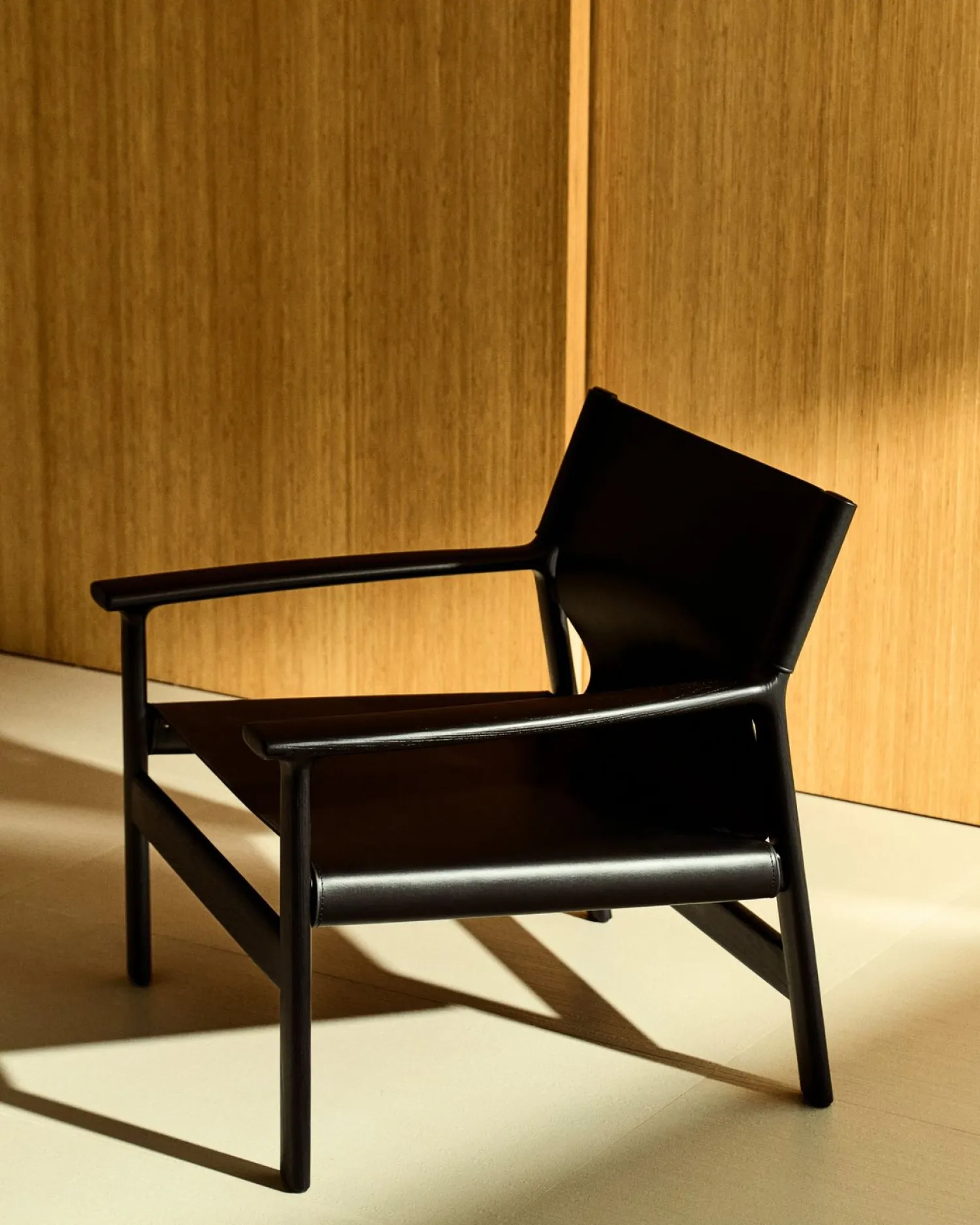 Leren Fauteuils-Kave Home Jan Fauteuil Zwart