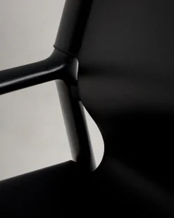 Leren Fauteuils-Kave Home Jan Fauteuil Zwart