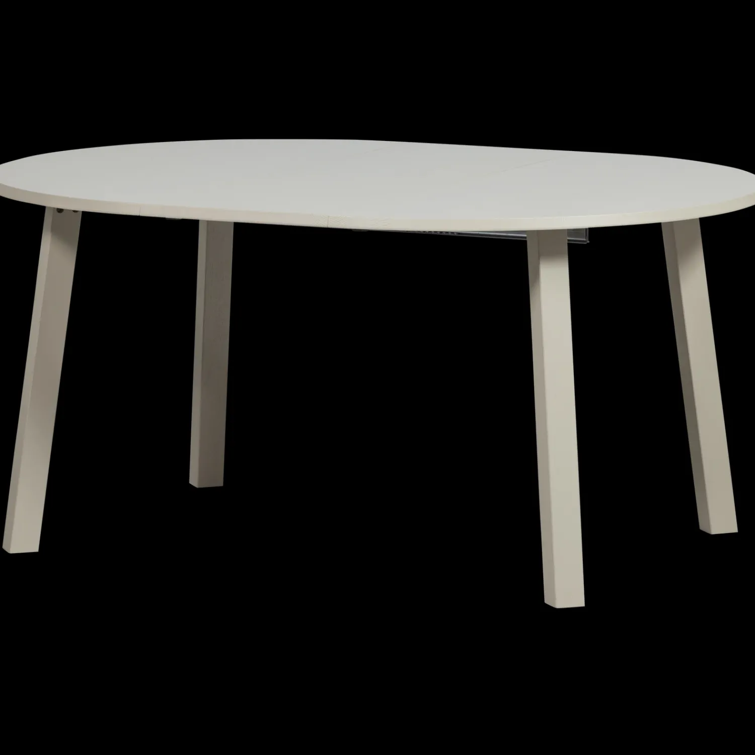 Houten Eettafels|Ronde Eettafels-WOOOD Janne Eettafel Dakargrau