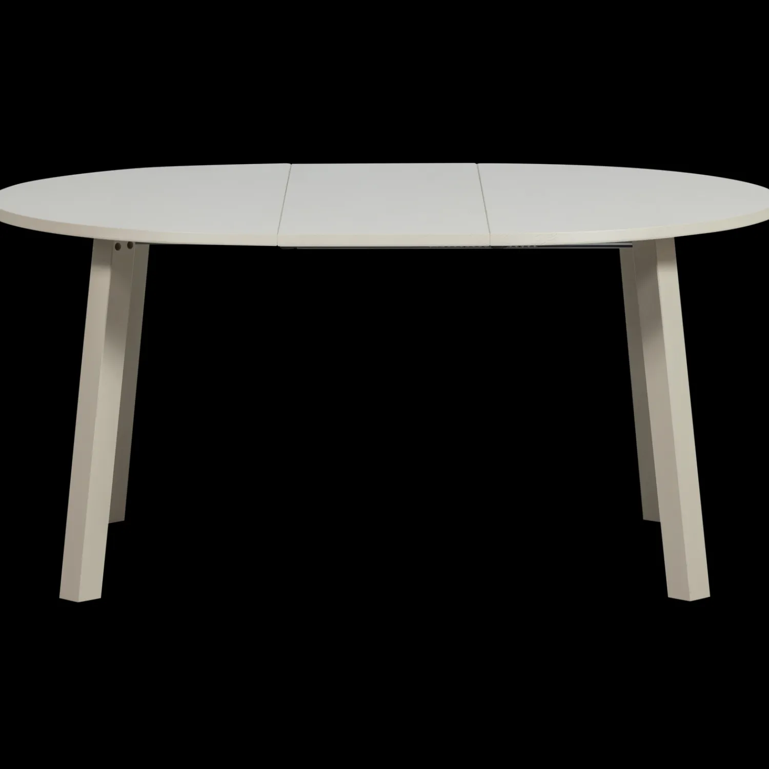 Houten Eettafels|Ronde Eettafels-WOOOD Janne Eettafel Dakargrau