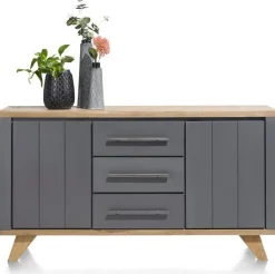 Dressoirs-Henders en Hazel Jardin Dressoir Railway Brown, Antraciet
