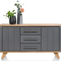 Dressoirs-Henders en Hazel Jardin Dressoir Railway Brown, Antraciet