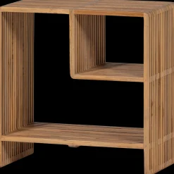 Houten Bijzettafels-WOOOD Jasmijn Bijzettafel Naturel