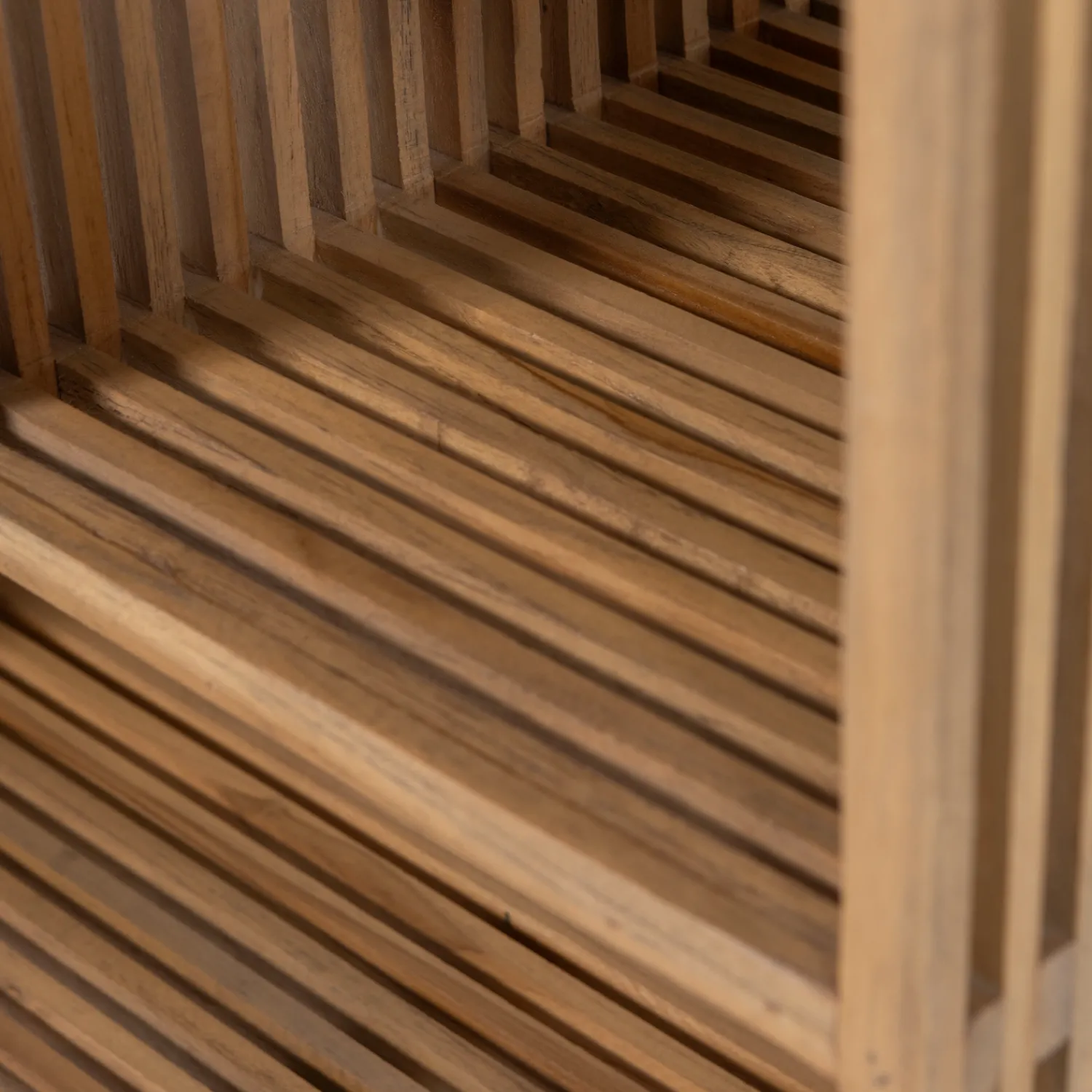 Houten Bijzettafels-WOOOD Jasmijn Bijzettafel Naturel