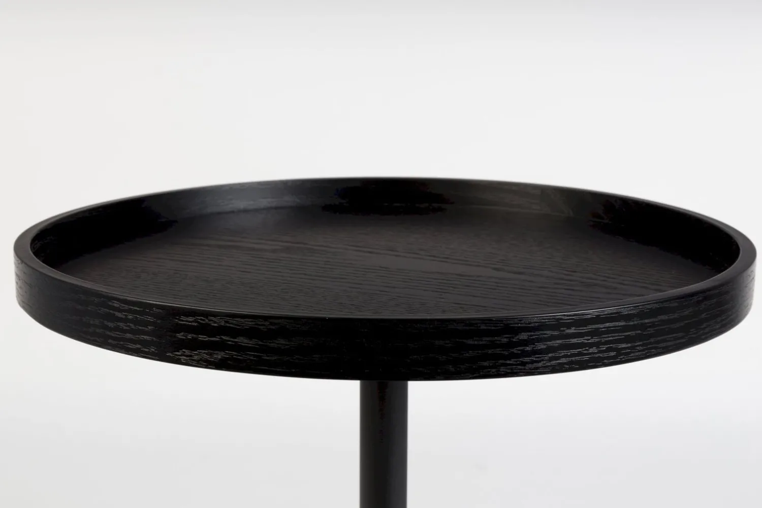 Ronde Bijzettafels-Zuiver Jason Bijzettafel Zwart