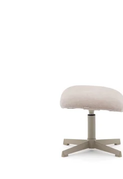 Hockers|Poefs-Kave Home Jaspe Voetenbank Beige